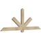 Ekena Millwork Kennewick Rough Sawn Timber Gable Bracket, Douglas Fir, 72"W x 27"H x 2"D x 4"F, 9/12 Pitch GBW072X27X0204KEN00RDF - alternate 5